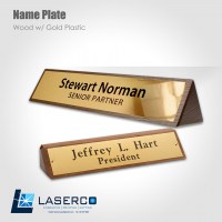 Name-Plate-Wood